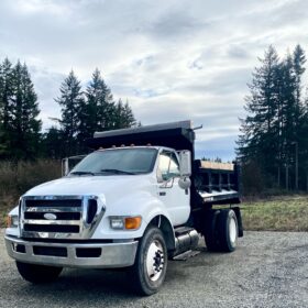 f750 dump truck for rent washington