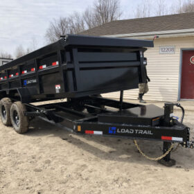Dump Trailer Load Trail 14,000 GVWR two axle with 3' side walls